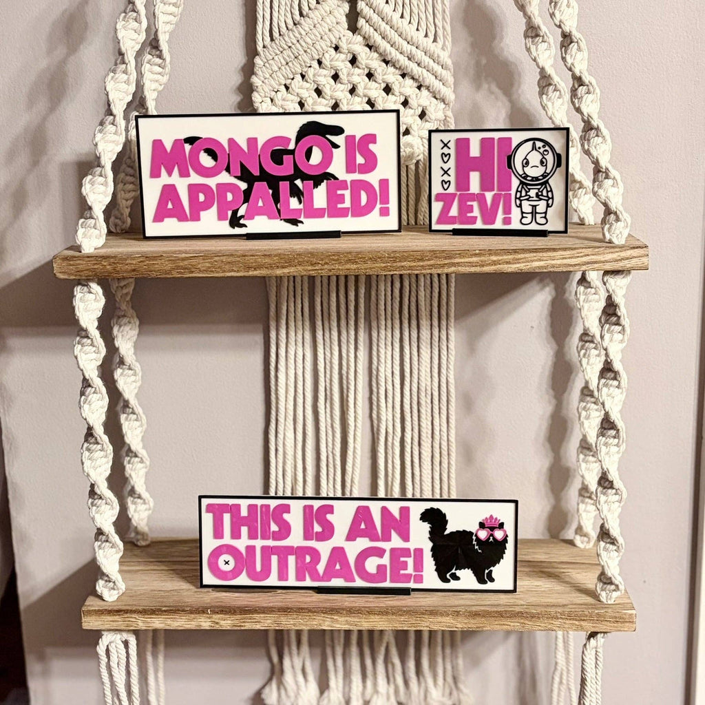 DCC Inspired "This is an Outrage!" Light Up Book Nook