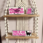 DCC Inspired "This is an Outrage!" Light Up Book Nook