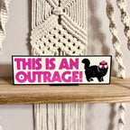 DCC Inspired "This is an Outrage!" Light Up Book Nook