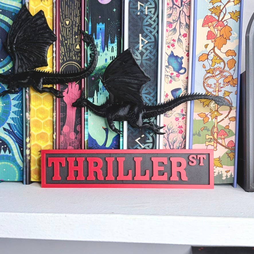 3D Printed Thriller St Shelf Sign