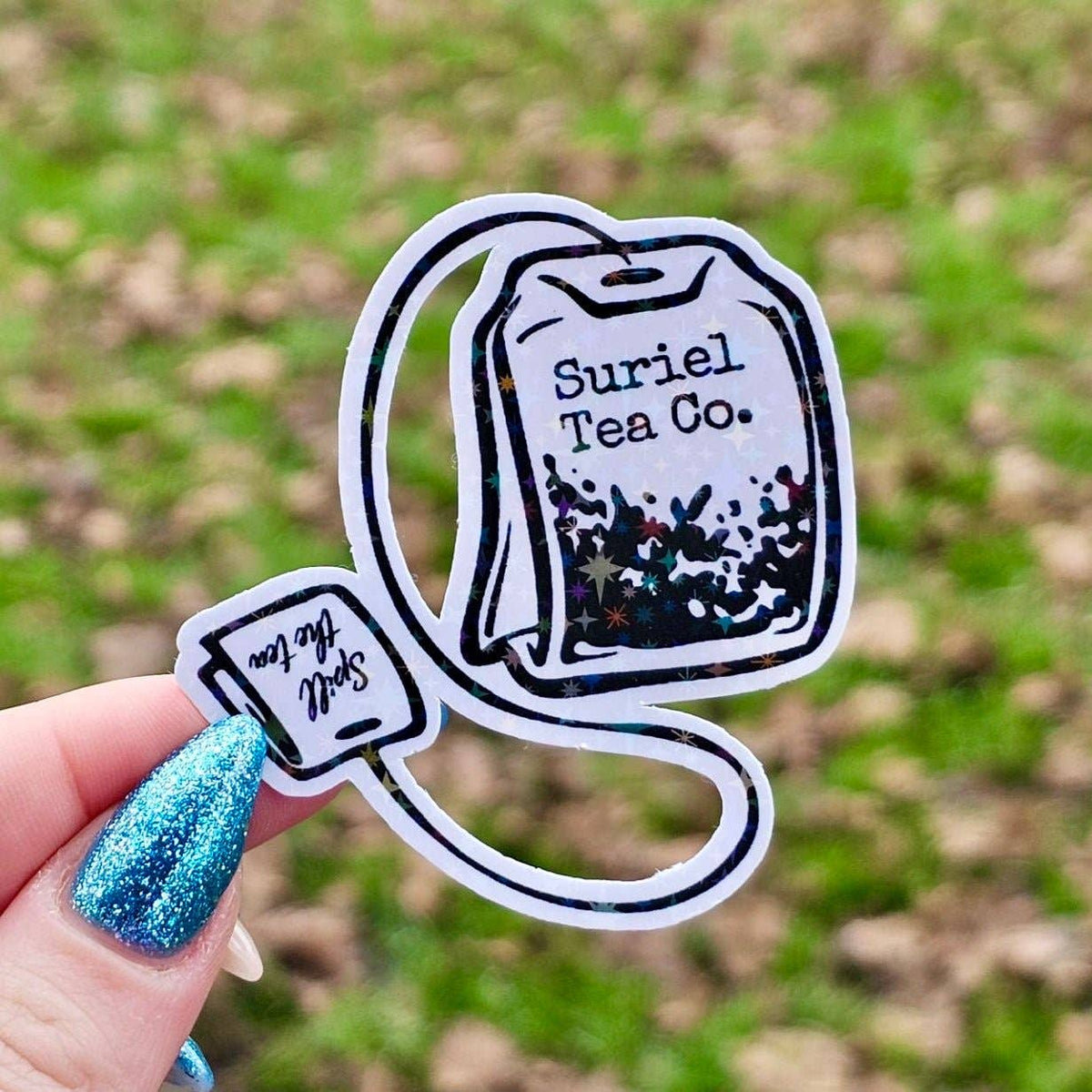 A Court of Thorns and Roses Suriel Tea Co. Tea Bag Sticker