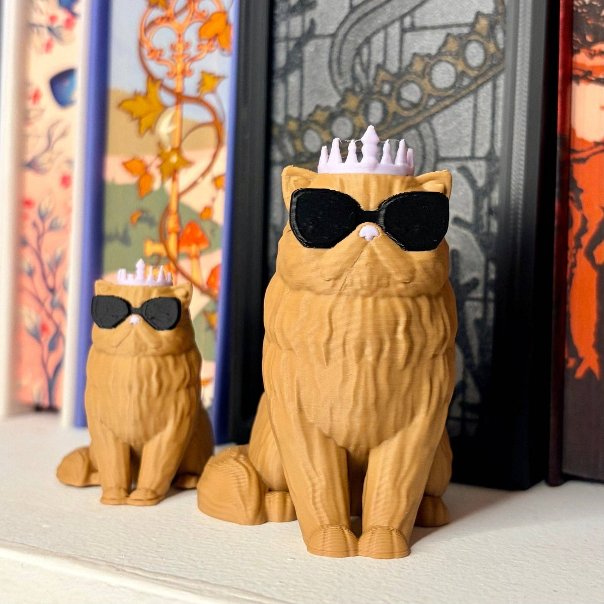 3d Printed Princess Donut inspired Bookshelf Decor