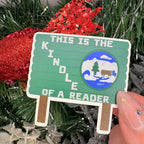 This is the Kindle of a Reader Twilight Inspired Matte Sticker