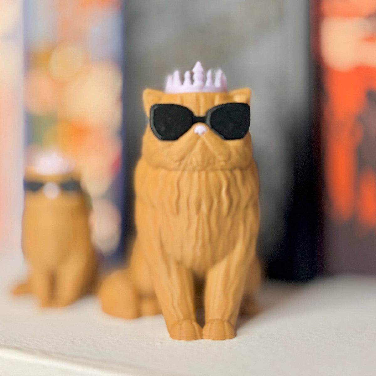 3d Printed Princess Donut inspired Bookshelf Decor