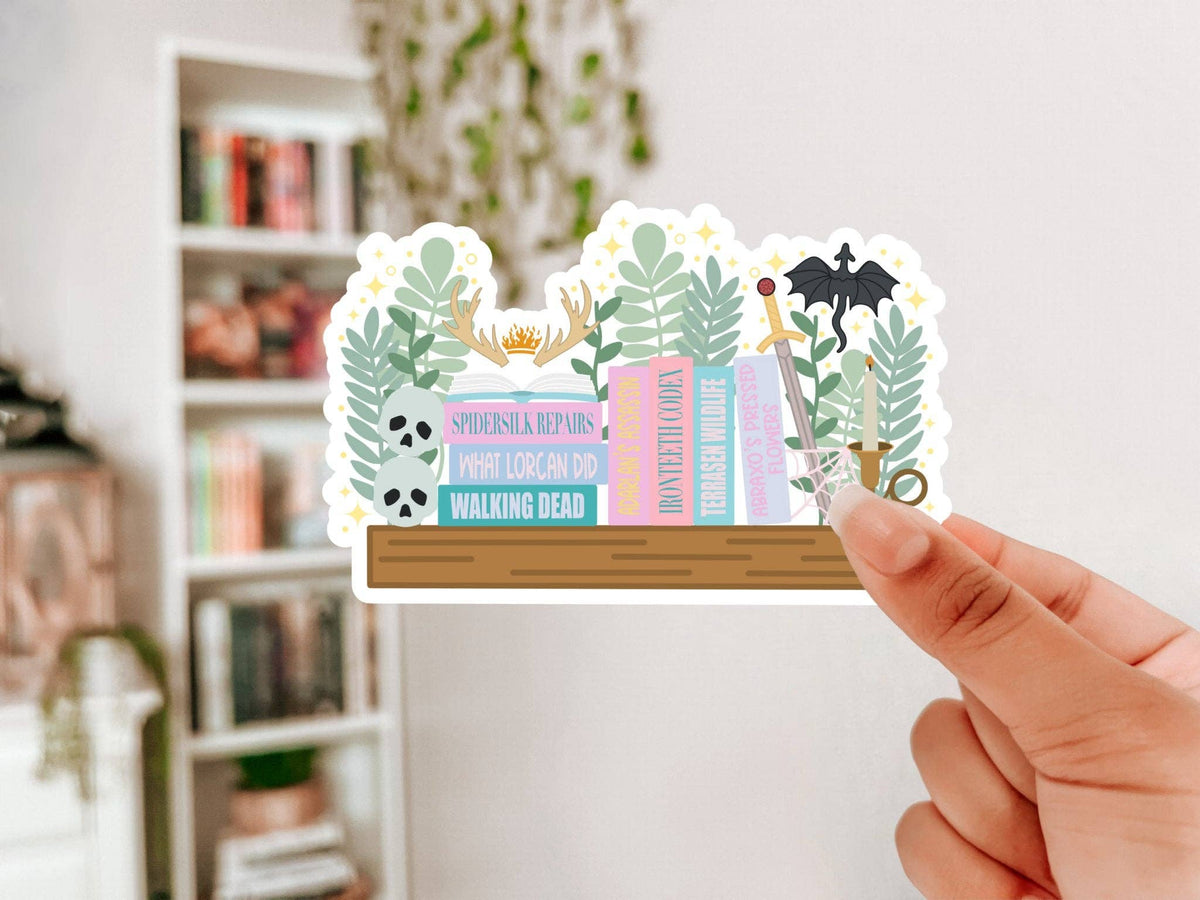 TOG Series Bookshelf Glitter Sticker
