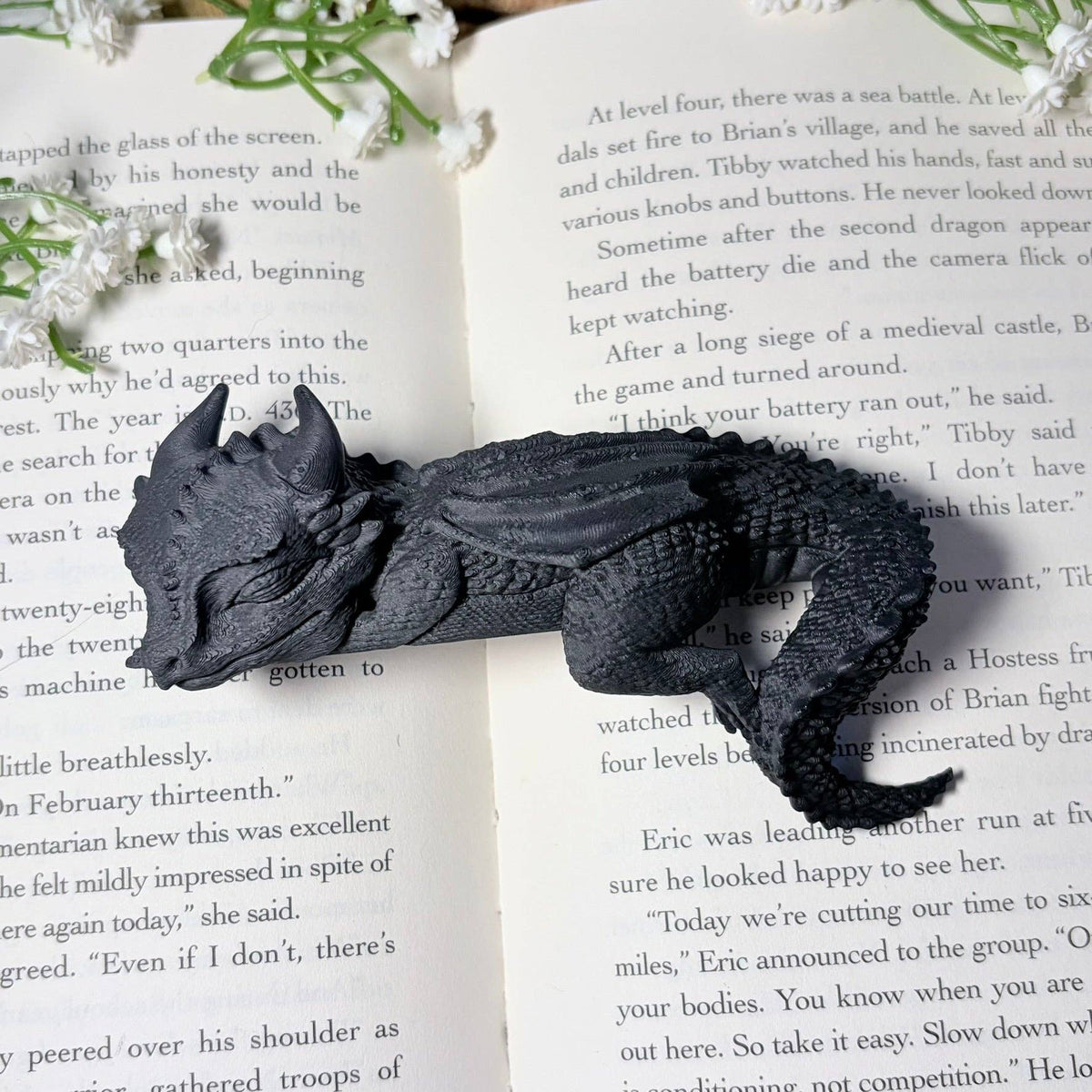 3d Printed Sleeping Dragon Bookshelf Decoration