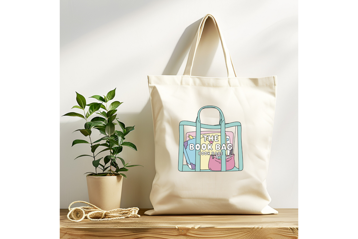 The Book Bag Tote Bag